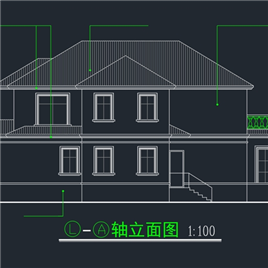 CAD图纸-别墅E7施工图