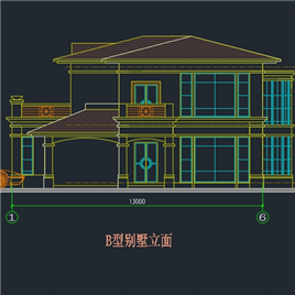 CAD图纸-别墅04、05、06