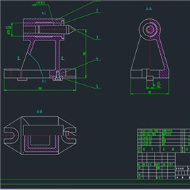 CAD图纸-57个机械装配图