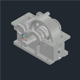 CAD图纸-142减速器总装图