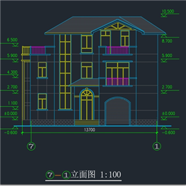 CAD图纸-别墅建筑图纸