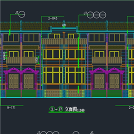 CAD图纸-别墅建筑施工总图2
