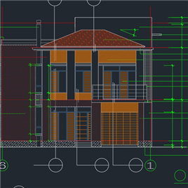 CAD图纸-别墅建筑施工图集