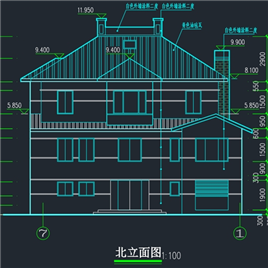 CAD图纸-别墅建筑全图