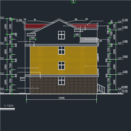 CAD图纸-别墅建筑全套施工图