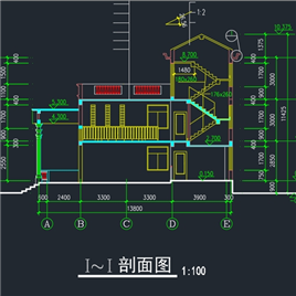CAD图纸-别墅建施图