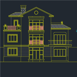 CAD图纸-别墅设计图形2个