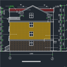 CAD图纸-别墅设计全套建筑图