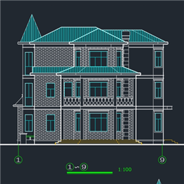 CAD图纸-别墅设计建筑图
