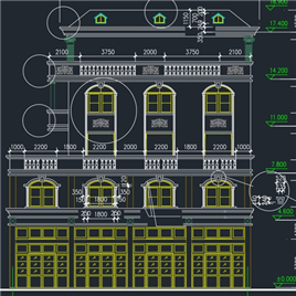 CAD图纸-别墅设计建筑施工图