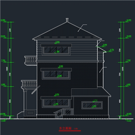 CAD图纸-别墅设计方案图23