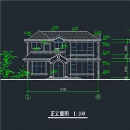 CAD图纸-别墅设计方案图2