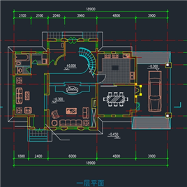 CAD图纸-别墅设计方案222