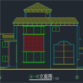 CAD图纸-别墅设计方案3