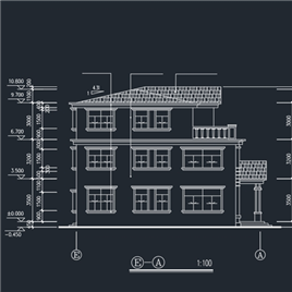 CAD图纸-别墅全套施工图