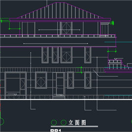 CAD图纸-别墅样板方案图