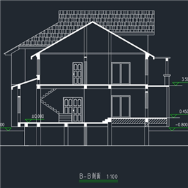 CAD图纸-别墅设计图纸 1