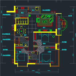 CAD图纸-独立小型别墅全套施工图