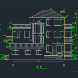 CAD图纸-独栋别墅设计2