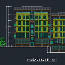 CA图纸-汇景台别墅