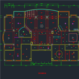 CAD图纸-豪宅建筑施工全图