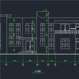 CAD图纸-二套豪华型别墅建筑图