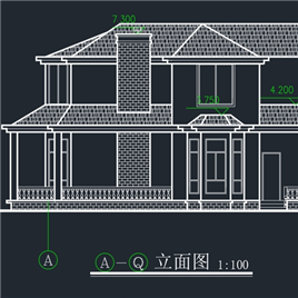 CAD图纸-二层别墅全套建施图