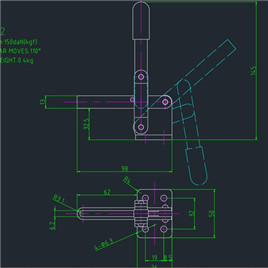 CAD图纸-各种夹钳
