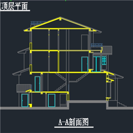 CAD图纸-联排别墅200