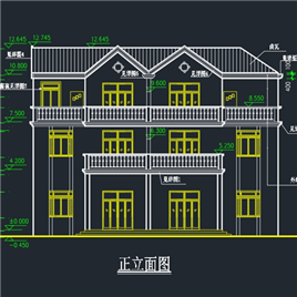 CAD图纸-某别墅建筑施工图