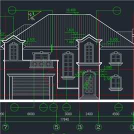 CAD图纸-美式别墅全套施工图