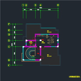 CAD图纸-两套不同别墅设计及施工图