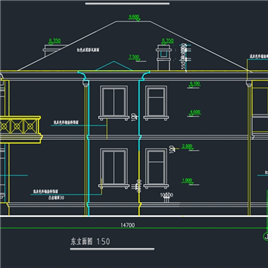 CAD图纸-两套别墅建筑图纸