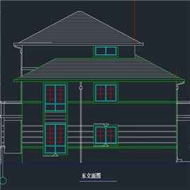 CAD图纸-两套别墅建筑施工图