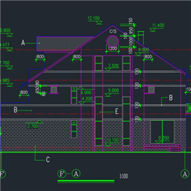 CAD图纸-简单别墅全套图