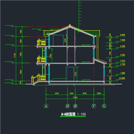 CAD图纸-某独立小住宅施工图