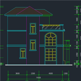 CAD图纸-三层别墅建施图