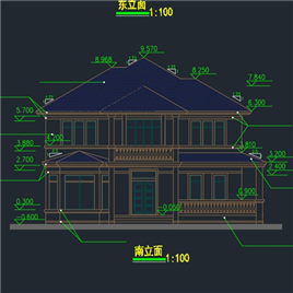 CAD图纸-全套别墅施工图2
