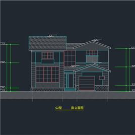 CAD图纸-全套别墅建筑设计图纸