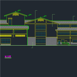 CAD图纸-宁海温泉度假别墅