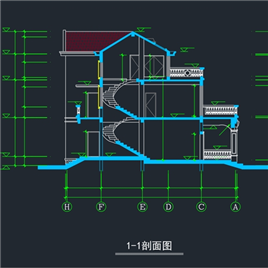 CAD图纸-私人别墅设计图纸