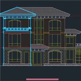 CAD图纸-私人别墅建筑施工图