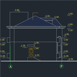 CAD图纸-私家别墅建筑施工图