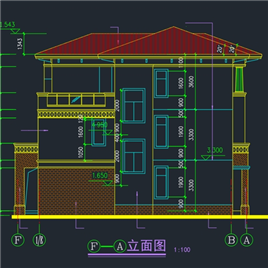 CAD图纸-水岸豪宝石A型别墅