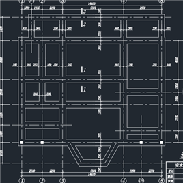 CAD图纸-实木北美式别墅工程结构