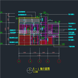 CAD图纸-现代别墅施工图