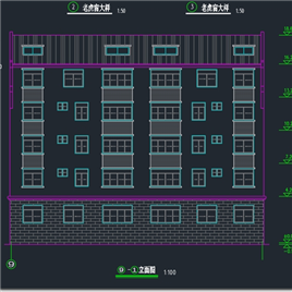 CAD图纸-私人住宅楼施工图