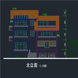 CAD图纸-新潮别墅方案