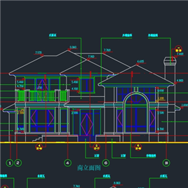 CAD图纸-一套很不错的别墅施工图