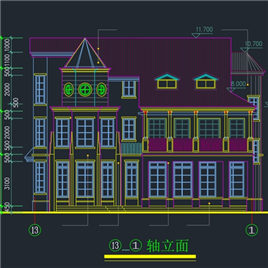 CAD图纸-一套不错的别墅施工图